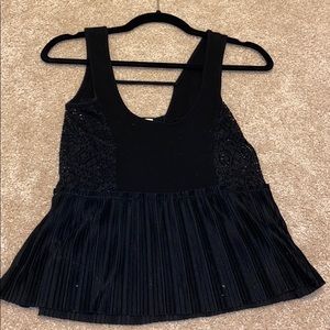 Cute black tank top